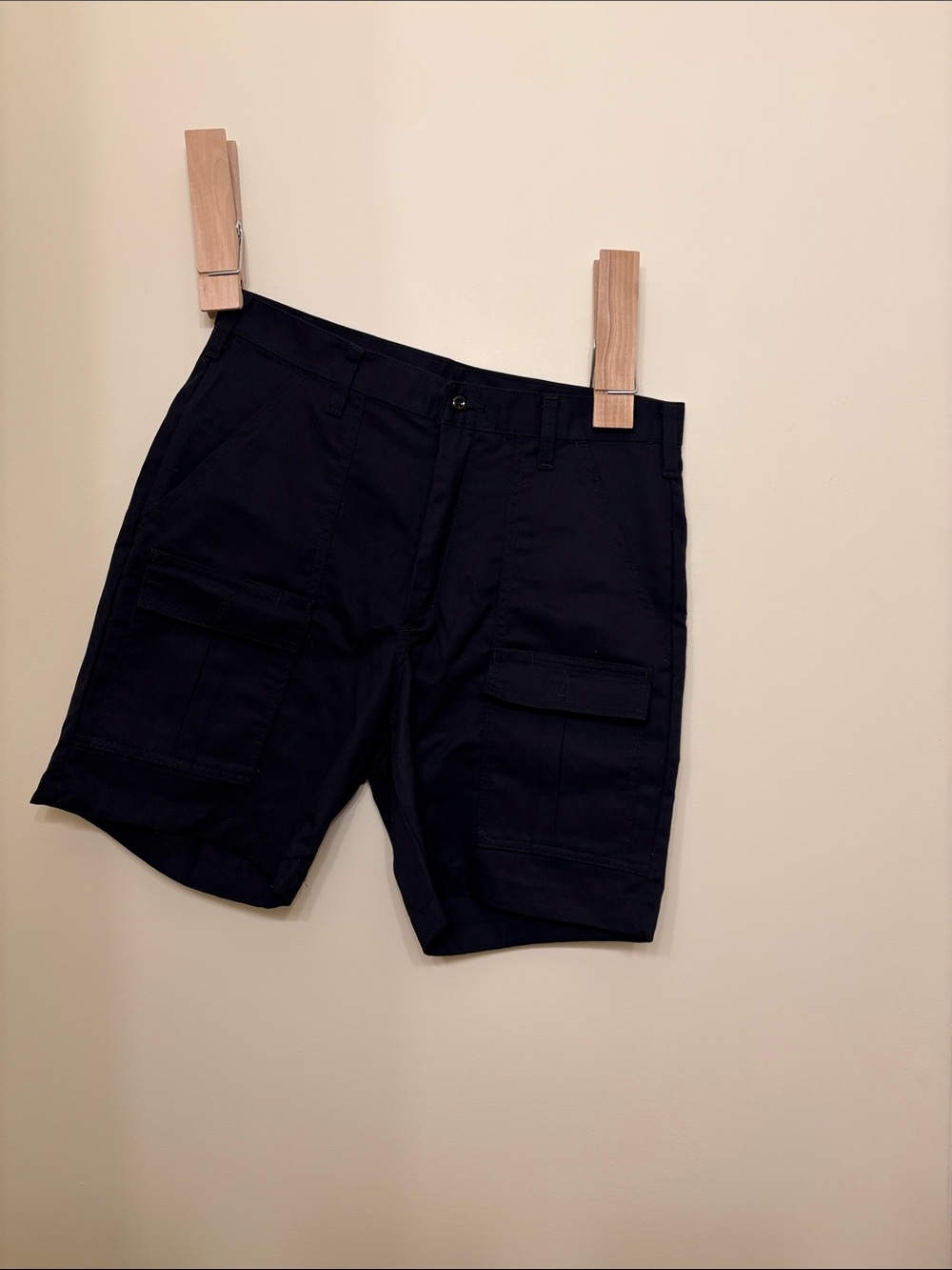 Men's Black Cargo Shorts - Classic Utility Style